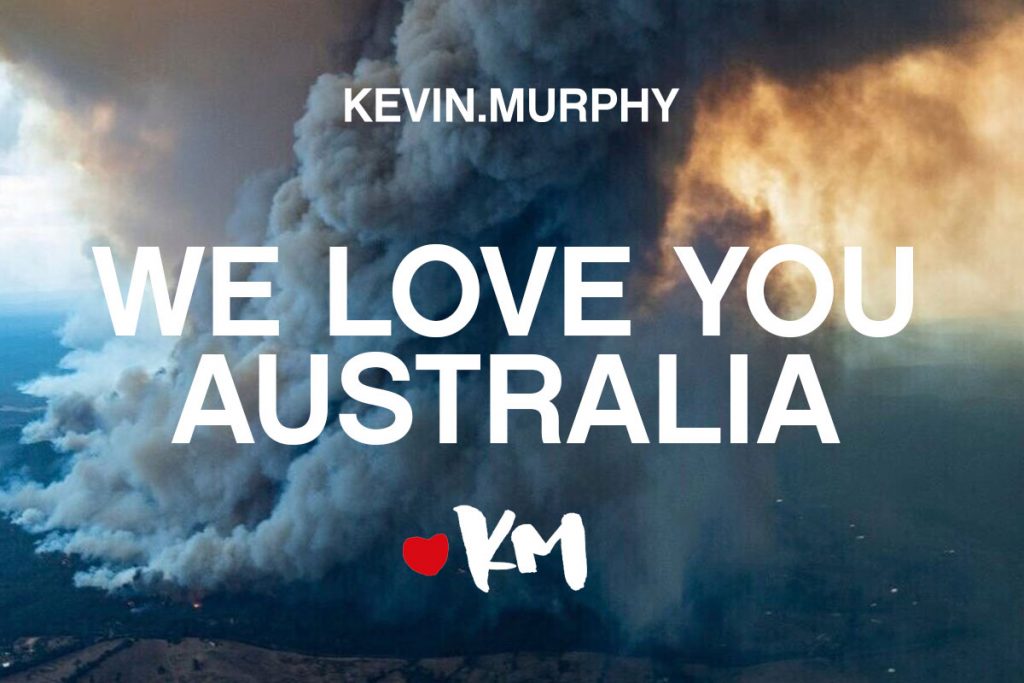 We love you Australia by Kevin Murphy